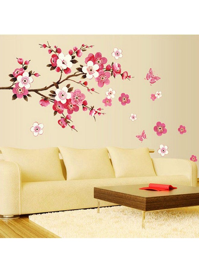 OUTAD Removable Flower Butterfly Wall Sticker Multicolour - Image 2