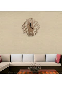 أوتاد ساعة حائط بعقارب بتصميم عتيق بني  - Image 2