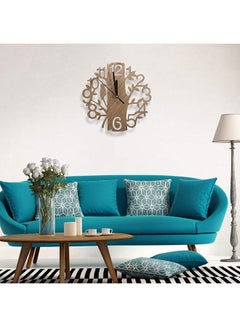 أوتاد ساعة حائط بعقارب بتصميم عتيق بني  - Image 5