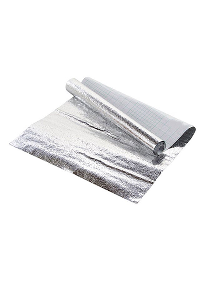 OUTAD Kitchen Aluminium Foil Paper Silver 40x200cm  - Image 1