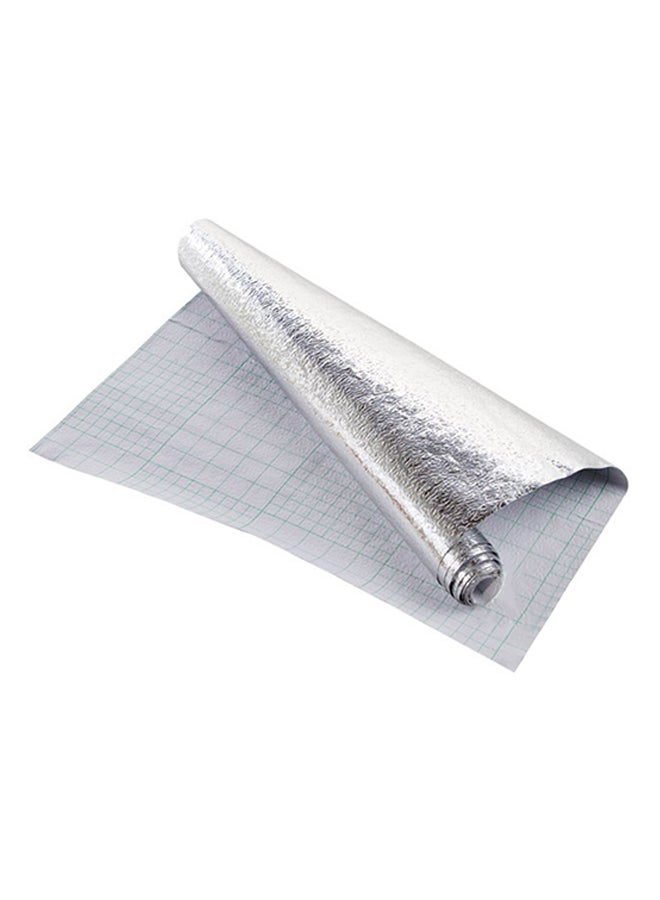 OUTAD Kitchen Aluminium Foil Paper Silver 40x200cm  - Image 2