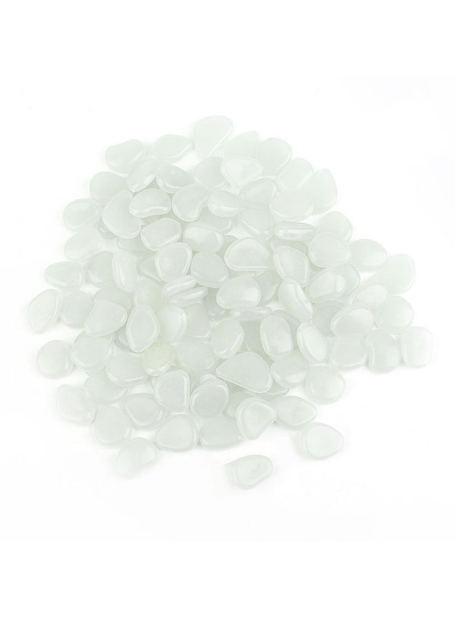 OUTAD Luminous Artificial Fish Tank Pebbles Clear