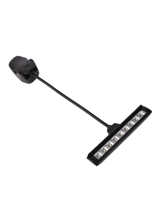 OUTAD Clip Type 9 LED Light For Music Book With Charging Plug Black - Image 2