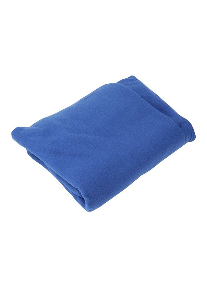 Generic - Supper Home Winter Warm Blanket Robe Cloak With Sleeves Wool Blue - Image 1