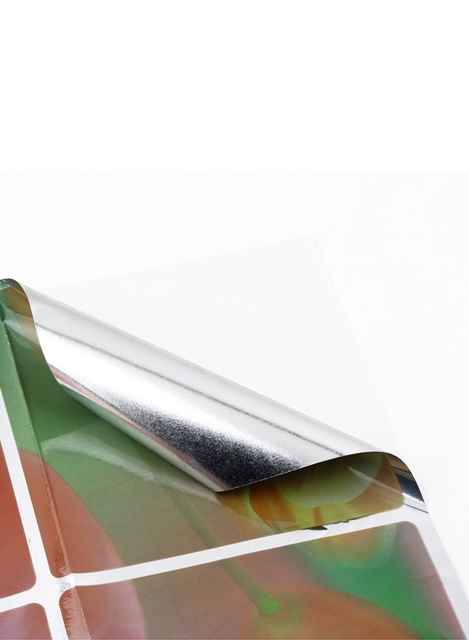 OUTAD Oil Proof Flower Pattern Wallpaper Multicolour - Image 4