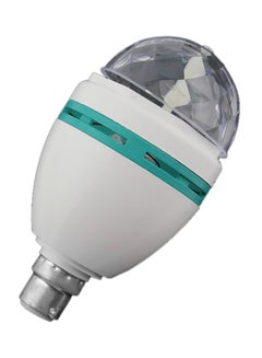 أوتاد مصباح LED دوّار أبيض/ شفاف  - Image 3