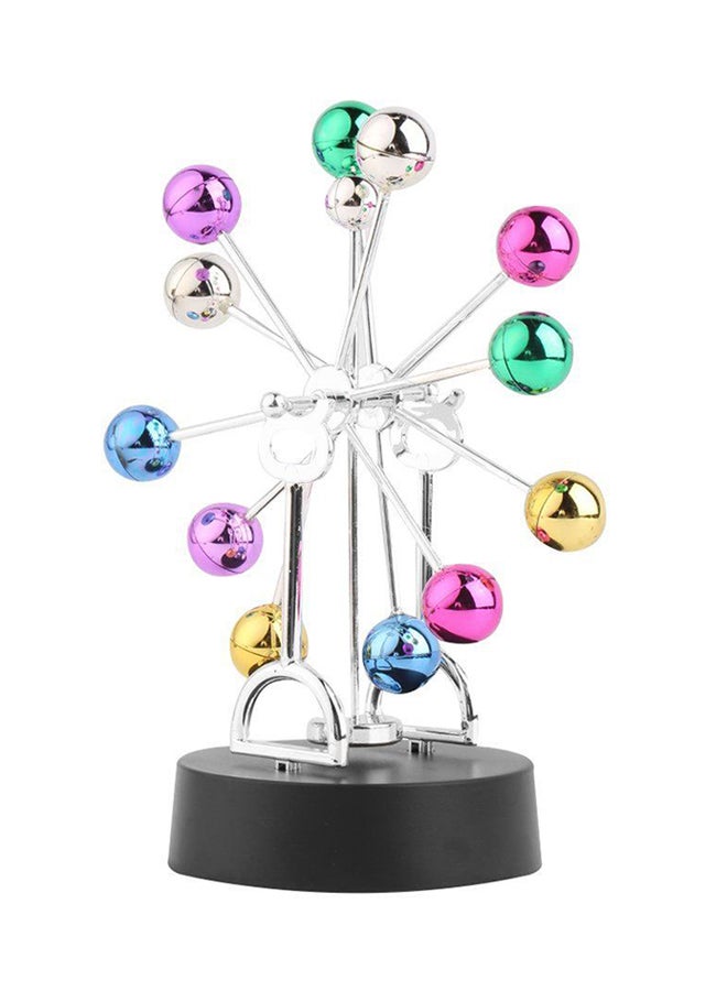 OUTAD Colourful Balls Perpetual Motion Revolving Ferris Wheel Desk Decor Multicolour - Image 1