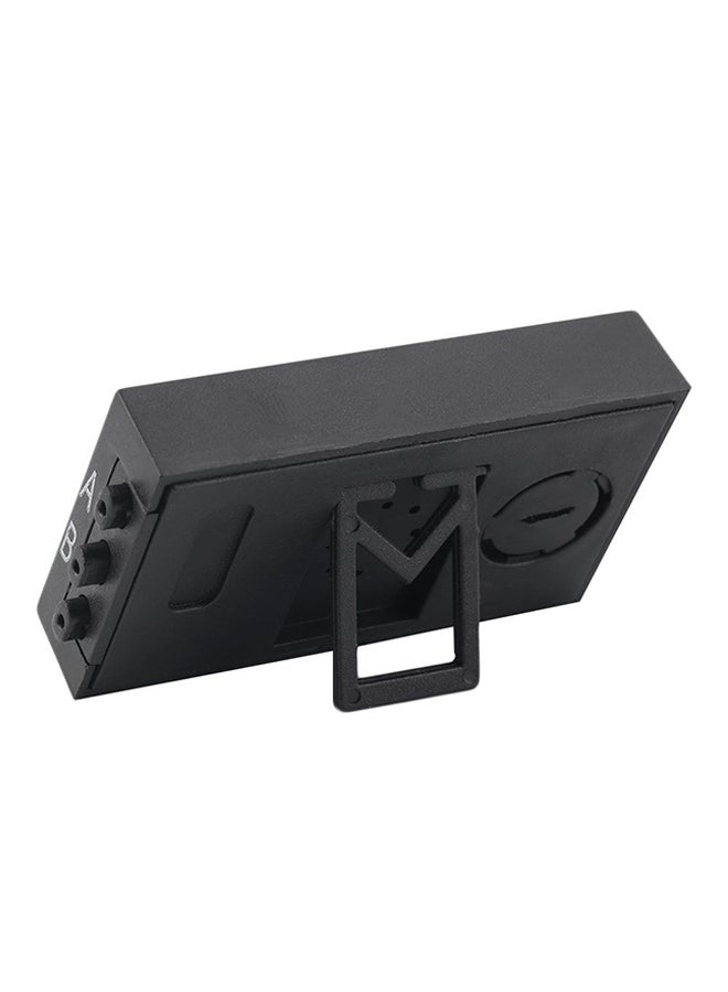 OUTAD - Digital LCD Desk Clock Black - Image 1