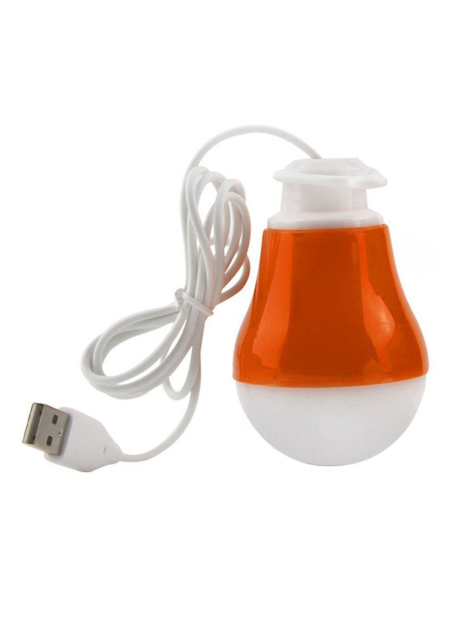 OUTAD Portable LED Bulb Lamp With USB Orange - Image 1