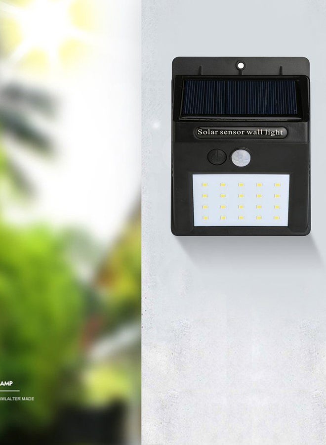 أوتاد مصباح حائط LED مضاد للماء بمستشعر للحركة أسود  - Image 2