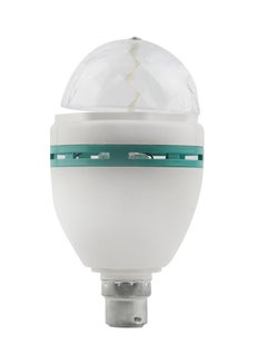 أوتاد مصباح LED دوّار أبيض/ شفاف  - Image 1