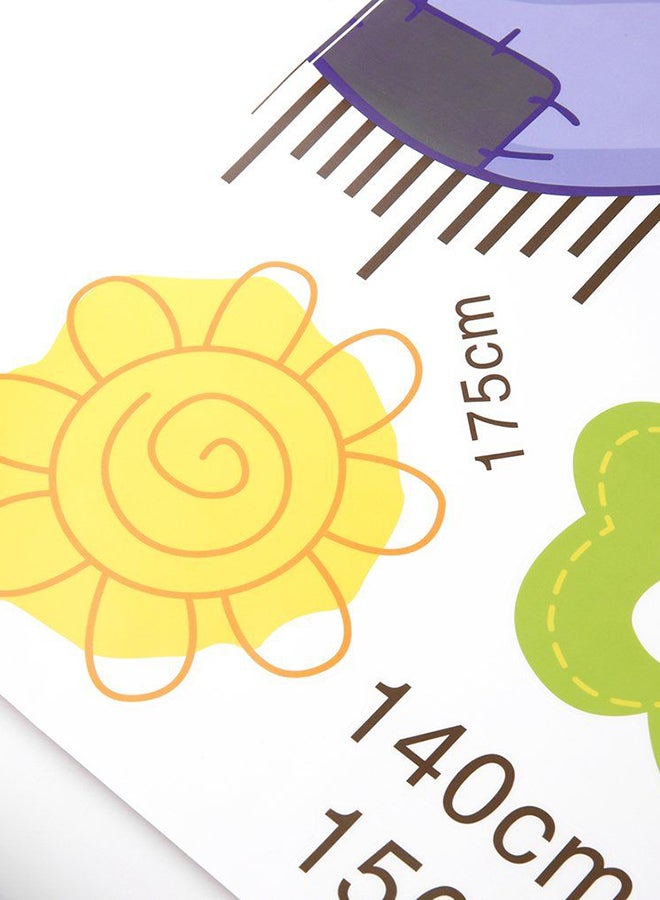 OUTAD Removable Elephant Printed Wall Sticker Multicolour - Image 3