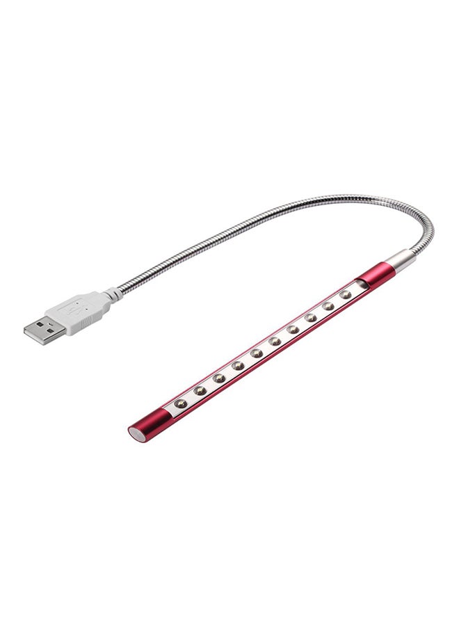 OUTAD - Mini Desk Reading USB LED Light Red - Image 1