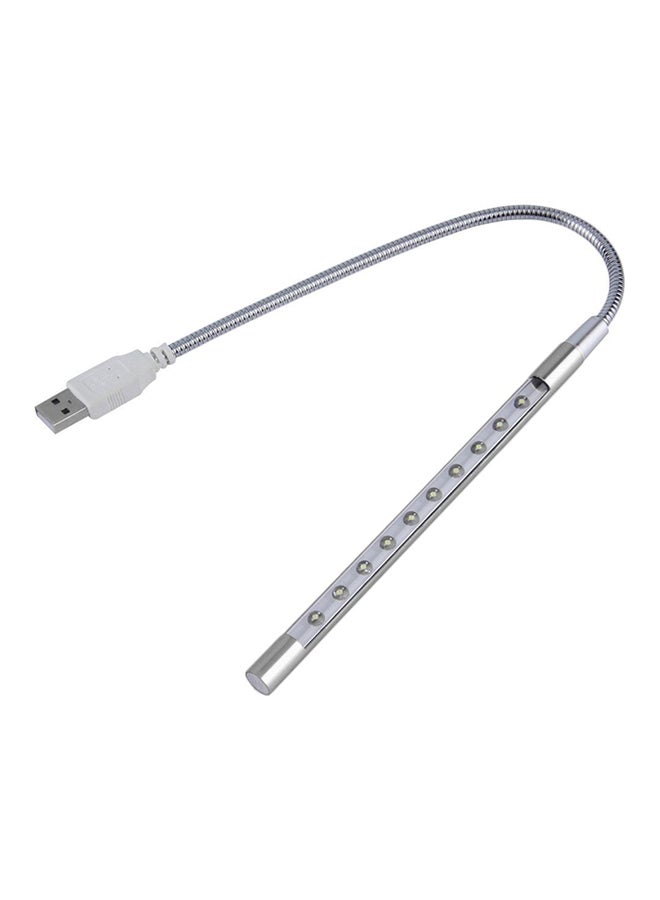 OUTAD - Mini Desk Reading USB LED Light Silver - Image 1