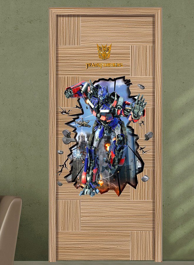 OUTAD Cartoon Character 3D Wallpaper Sticker Multicolour - Image 5