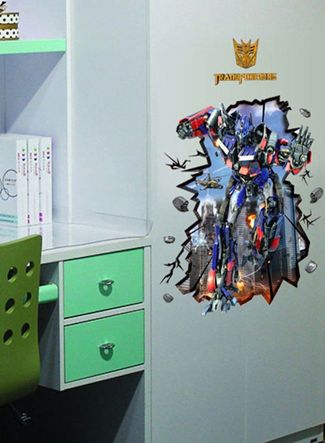 OUTAD Cartoon Character 3D Wallpaper Sticker Multicolour - Image 2