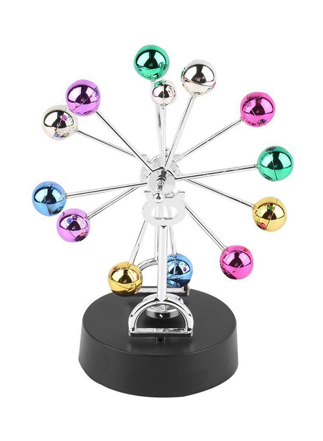 OUTAD Colourful Balls Perpetual Motion Revolving Ferris Wheel Desk Decor Multicolour - Image 4
