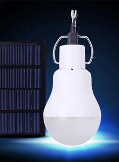 أوتاد مصباح ضوء LED يعمل بالطاقة الشمسية قابل للنقل أبيض  - Image 4