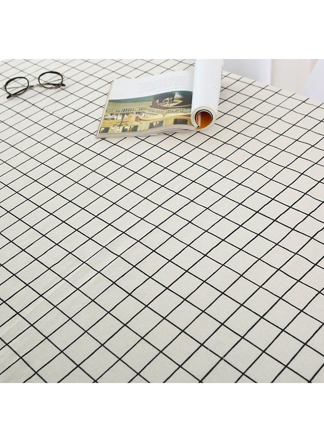 OUTAD Dining Table Cover Black/White - Image 2