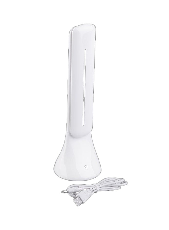 OUTAD USB Rechargeable Reading LED Desk Lamp White - Image 1