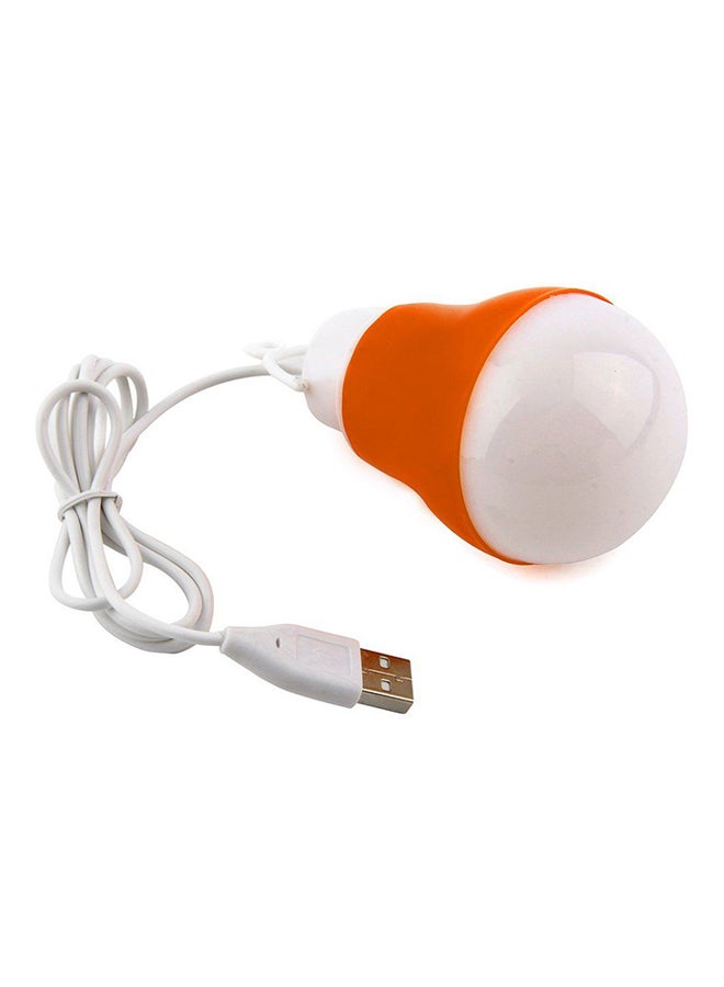 OUTAD Portable LED Bulb Lamp With USB Orange - Image 2