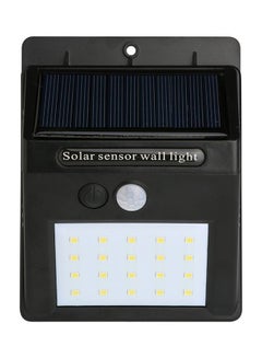 أوتاد مصباح حائط LED مضاد للماء بمستشعر للحركة أسود  - Image 1