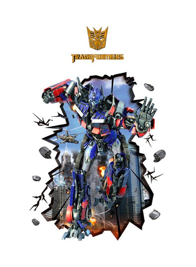 OUTAD Cartoon Character 3D Wallpaper Sticker Multicolour - Image 1