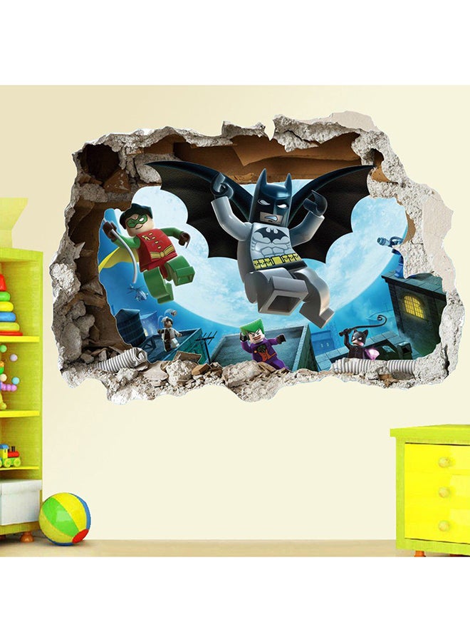 OUTAD 3D Hero Through Wall Sticker Multicolour - Image 4