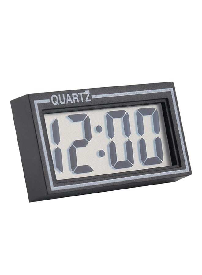 OUTAD - Digital LCD Desk Clock Black - Image 1