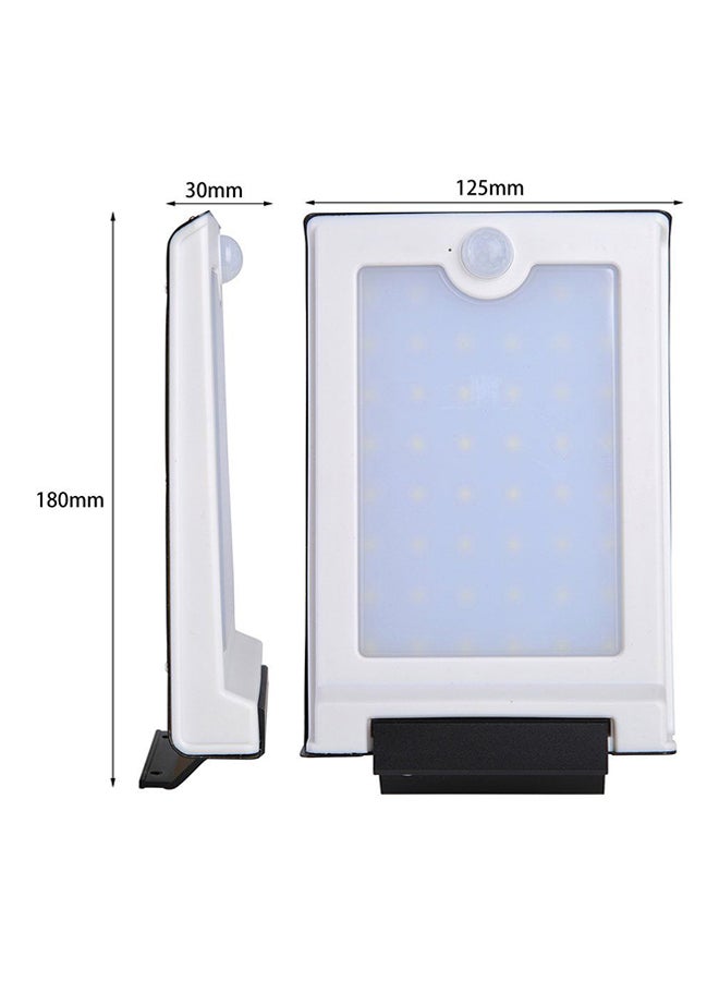 OUTAD 46 LED Motion Sensor Solar Wall Light Black - Image 3