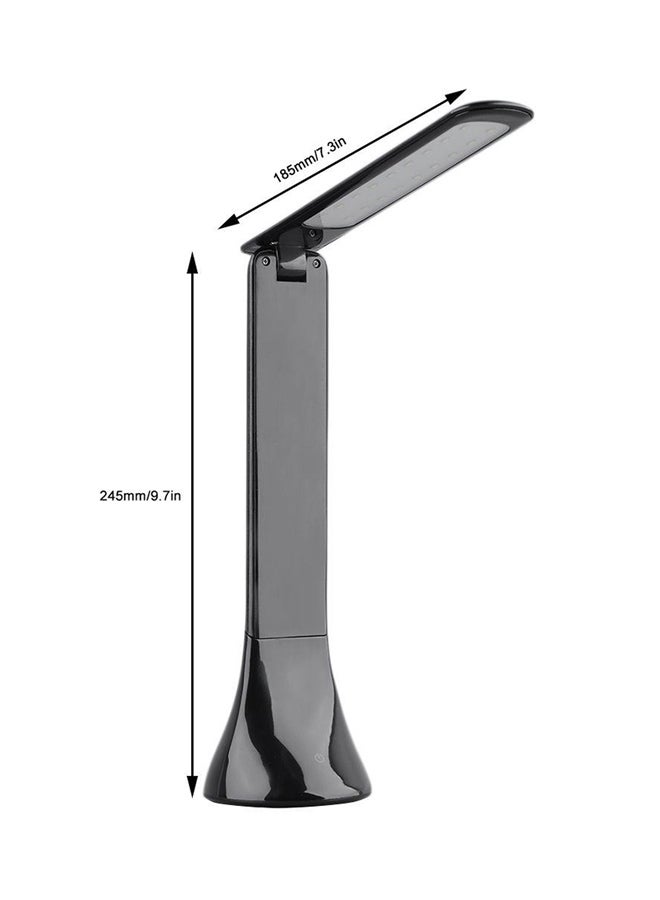 OUTAD USB Rechargeable Reading LED Desk Lamp Black - Image 3