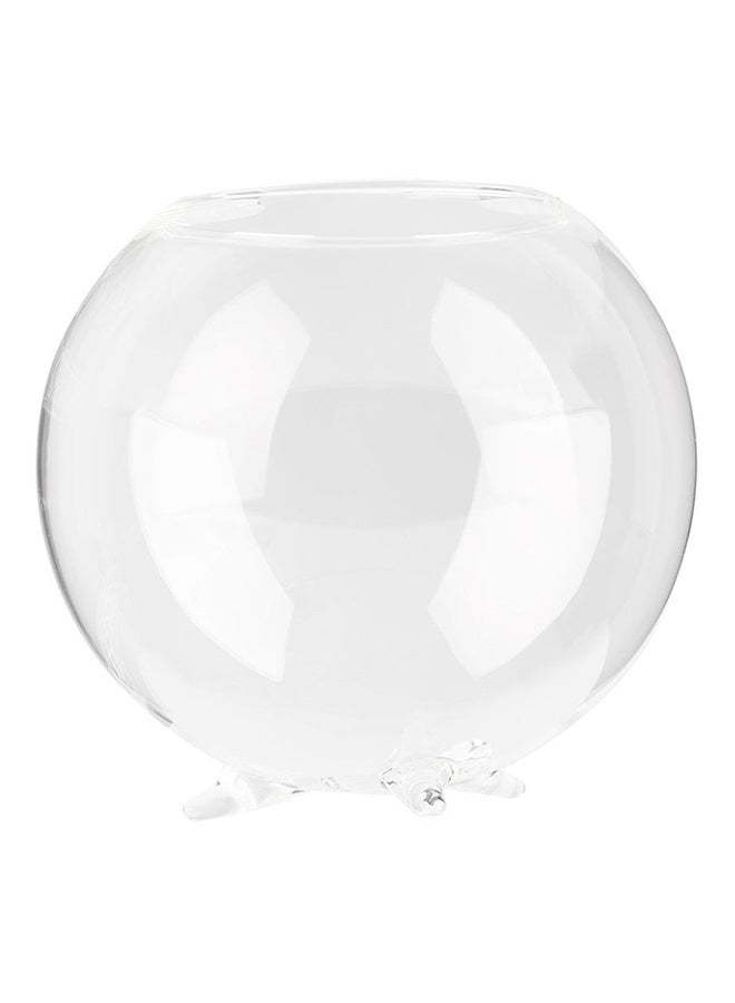 OUTAD Tripod Support Plant Flower Landscape Vase Clear - Image 1