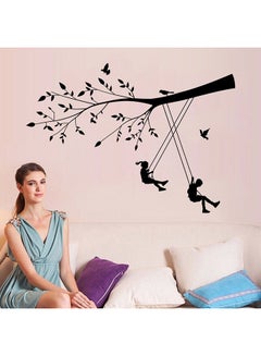 Swing Pattern Removable Wall Sticker Black - v1518085187/N13263128A_4