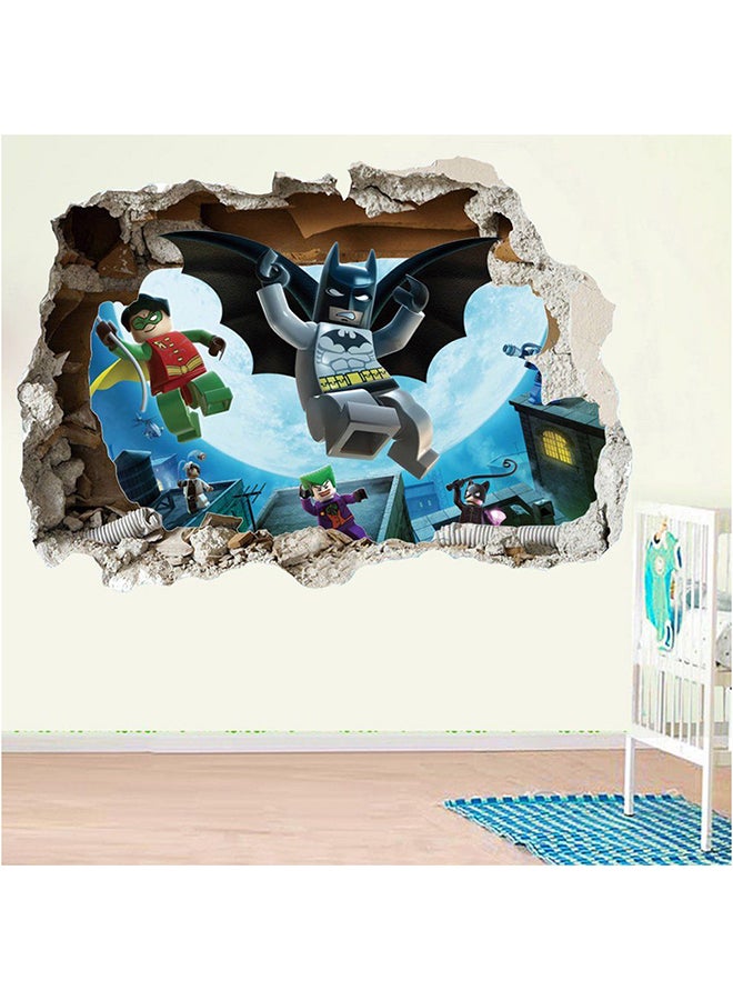 OUTAD 3D Hero Through Wall Sticker Multicolour - Image 5