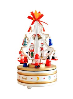 OUTAD Romantic Trees Music Box White/Red/Blue 21x11cm 