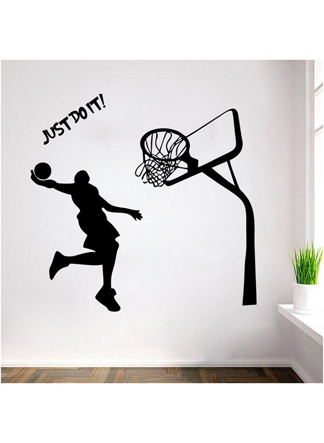 OUTAD Basketball Dunking Wall Sticker Black - Image 5