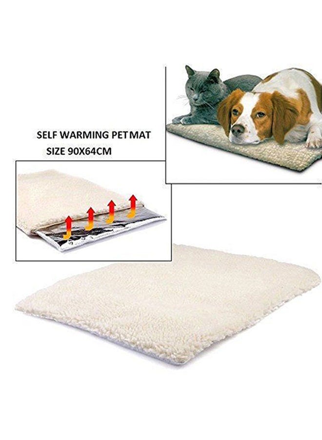 Generic Thermal Washable Non Electric Pet Blanket Beige  - Image 3