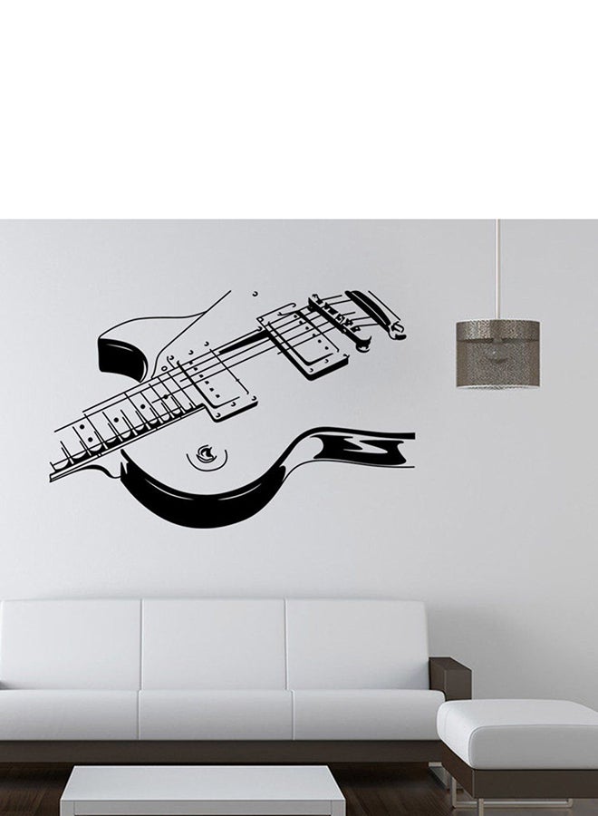 OUTAD Music Instrument Guitar Wall Sticker Black - Image 3