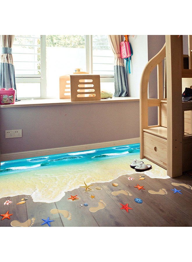 OUTAD 3D Flooring Self-Adhesive Removable Wall Sticker Multicolour - Image 3