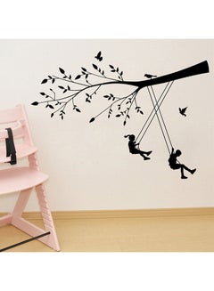 Swing Pattern Removable Wall Sticker Black - v1518085421/N13263128A_2