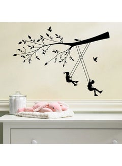 Swing Pattern Removable Wall Sticker Black - v1518085422/N13263128A_3