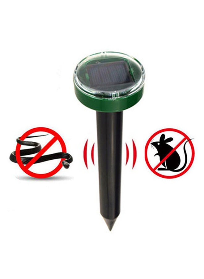 OUTAD Ultrasonic Solar Powered Garden Mouse Pest Rodent Repeller Black/Green - Image 2