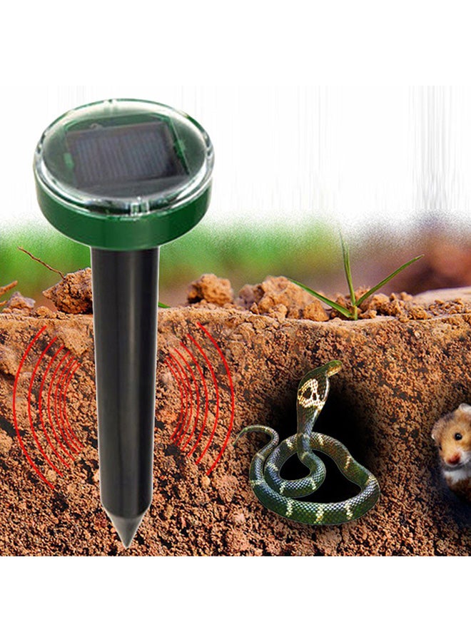 OUTAD Ultrasonic Solar Powered Garden Mouse Pest Rodent Repeller Black/Green - Image 3