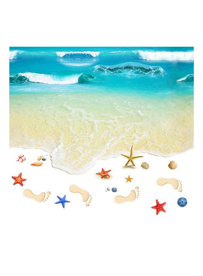 OUTAD 3D Flooring Self-Adhesive Removable Wall Sticker Multicolour - Image 1