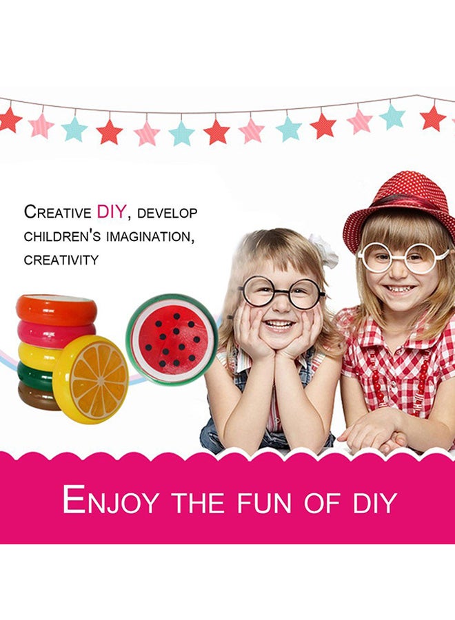 أوتاد عجينة للعب ذكية من الطين لصنع تصاميم ظريفة بشكل الفاكهة - Image 4