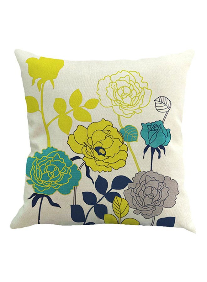 OUTAD Nordic Style Flower Vintage Pillow Case Multicolour - Image 1
