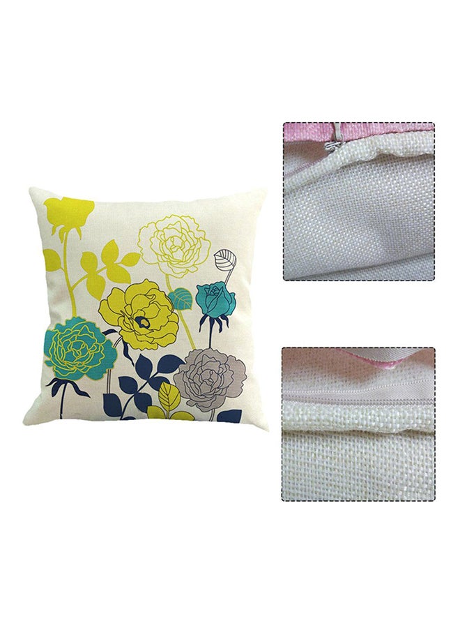 OUTAD Nordic Style Flower Vintage Pillow Case Multicolour - Image 3