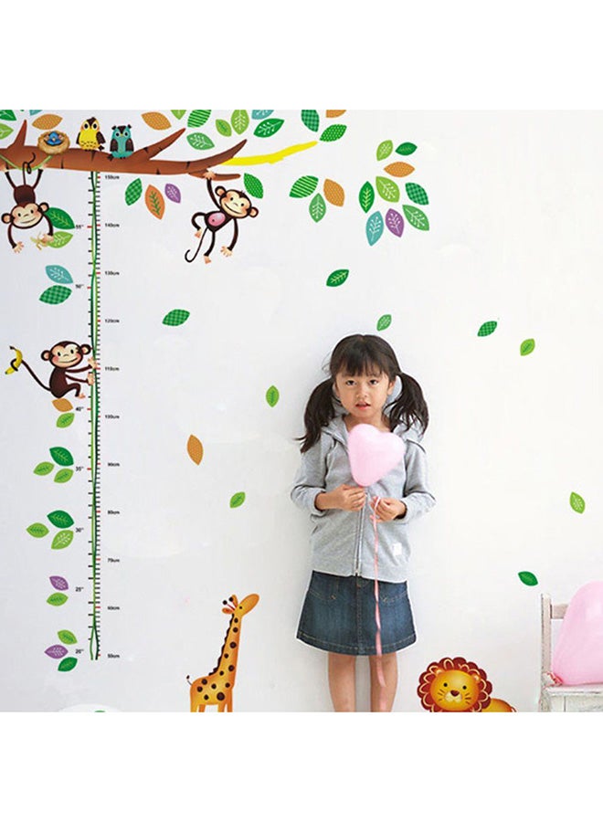 OUTAD Cartoon Monkey Decorative Wall Sticker Multicolour - Image 5