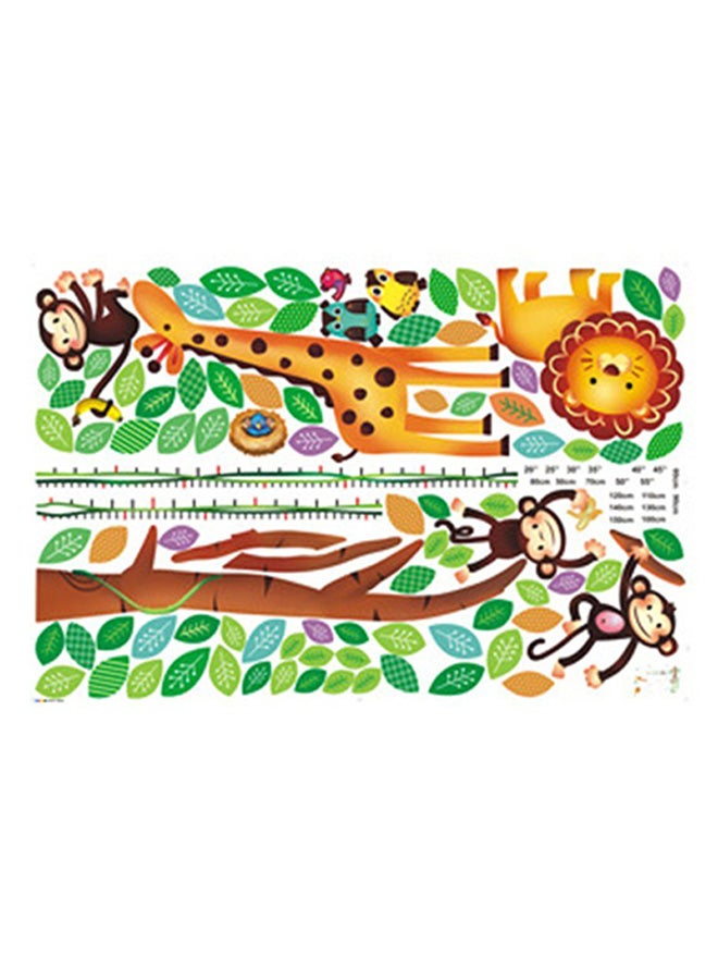 OUTAD Cartoon Monkey Decorative Wall Sticker Multicolour - Image 1