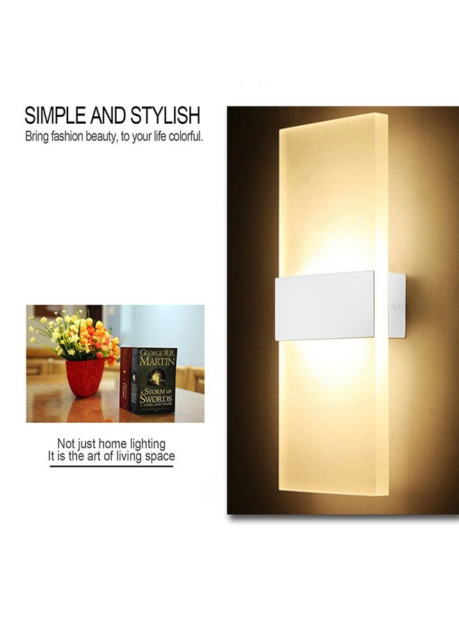 OUTAD Rectangular Shape LED Wall Lamp Warm White - Image 3